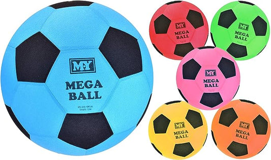 Mega Ball - Colourful Inflatable Football in Net