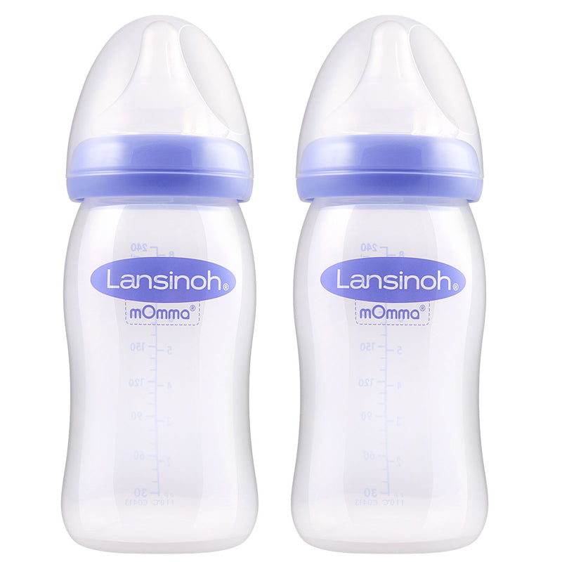 Lansinoh Feeding Bottle - 240ml 2Pk