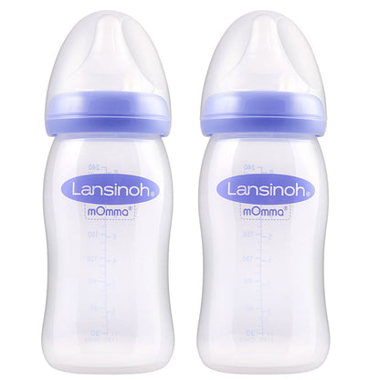 Lansinoh Feeding Bottle - 240ml 2Pk