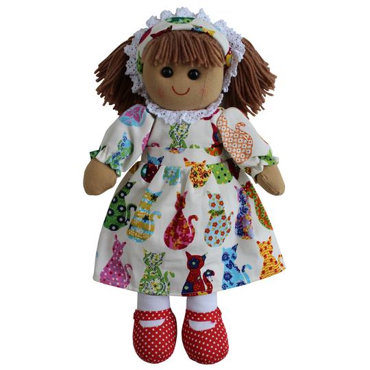 Cat Print Dress Rag Doll