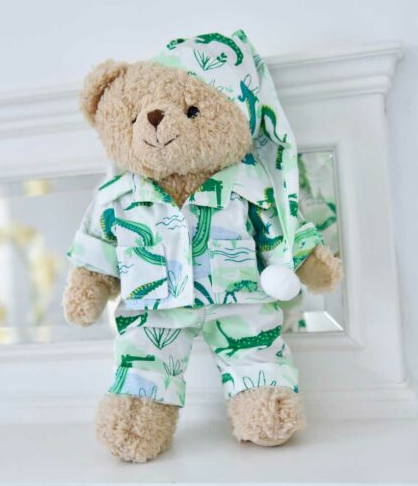 Crocodile print Pj’s Teddy Bear