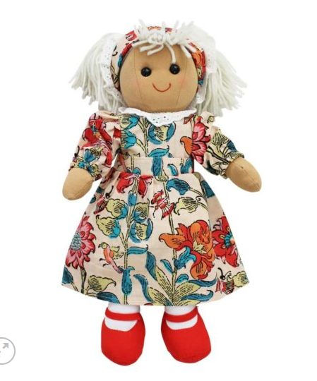 Floral Garden Dress Rag Doll