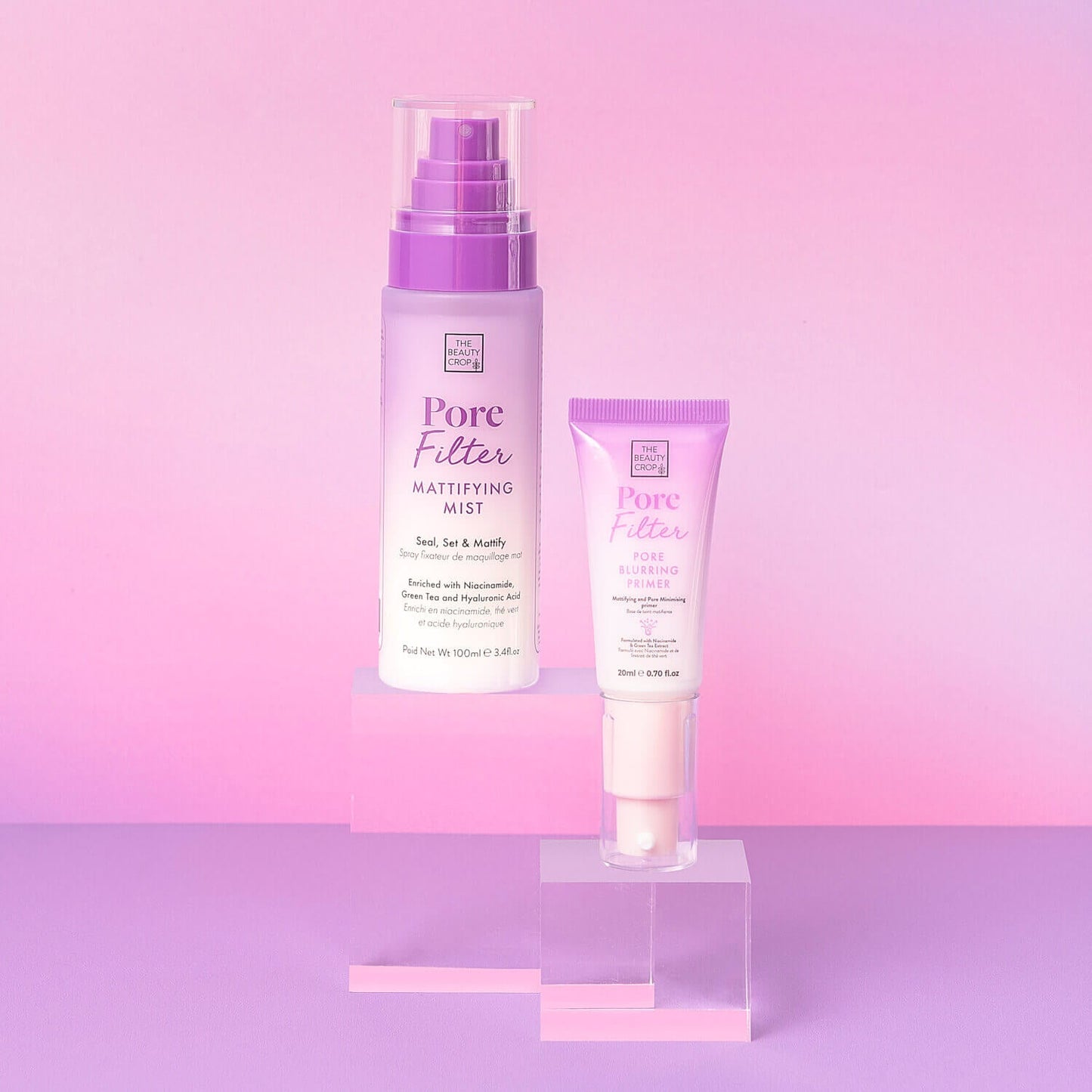 PoreFilter Duo: Pore Blurring Primer & Mattifying Mist