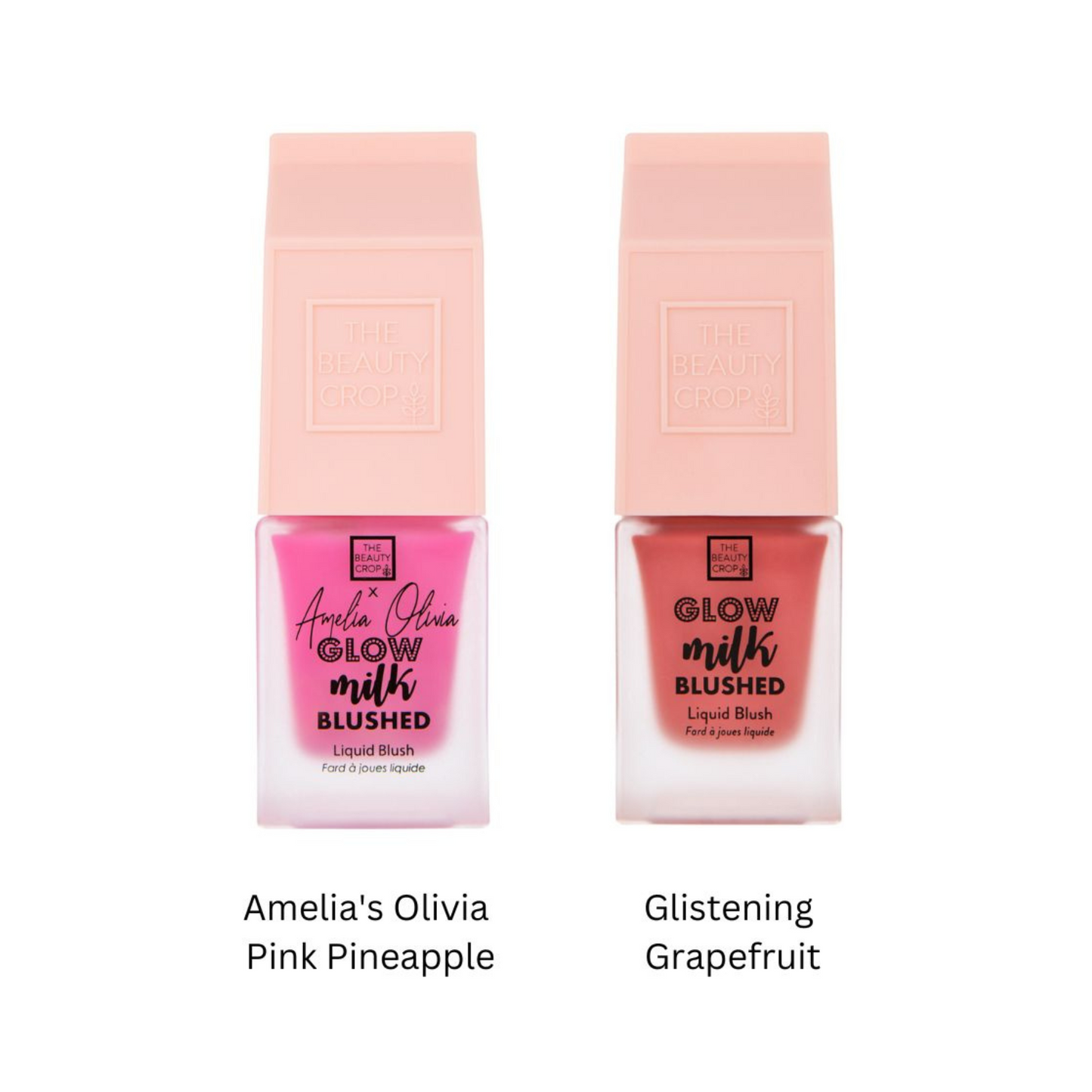 Glow Milk Blushed Duo: Pink Pineapple and Glistening Grapefruit