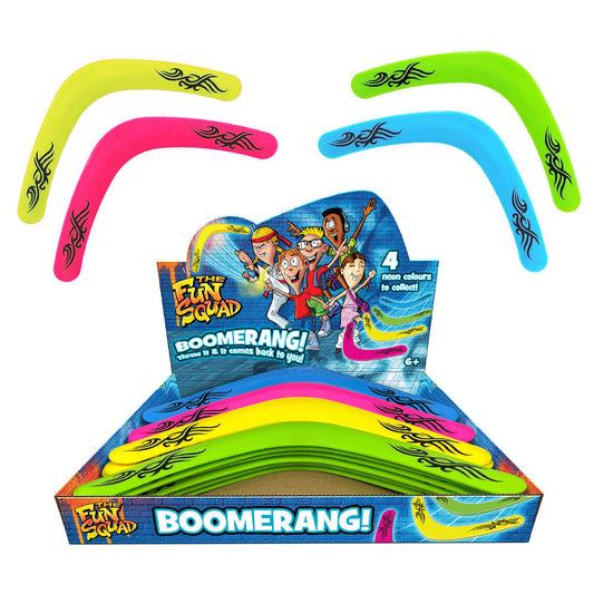 Summer Fun Neon Colour 16" Boomerang