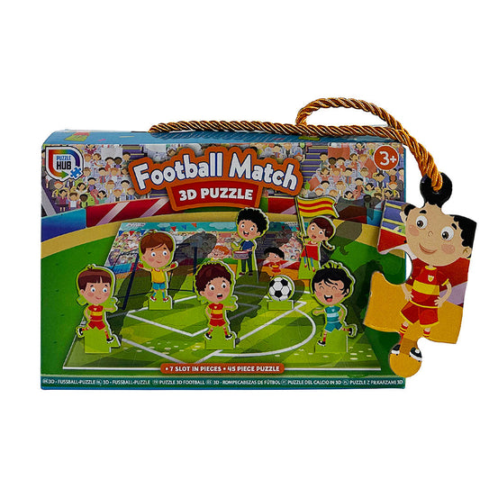 PuzzleHub Football Match 3D Puzzle 45pc Jigsaw