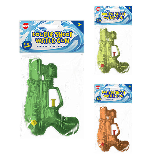 Double Shoot 6" Water Gun Pistol