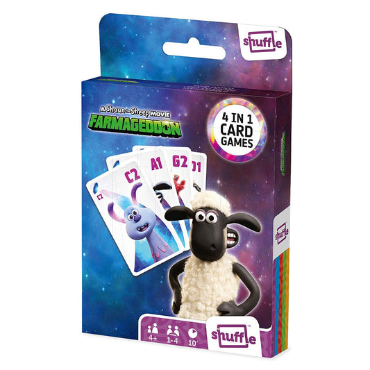 Shaun The Sheep Farmageddon 4 In 1 Card Games Pack