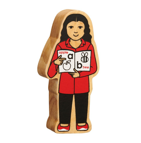 Teacher Wooden Figure