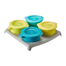 Tommee Tippee 4 Pop Up Freezer Pots & Tray