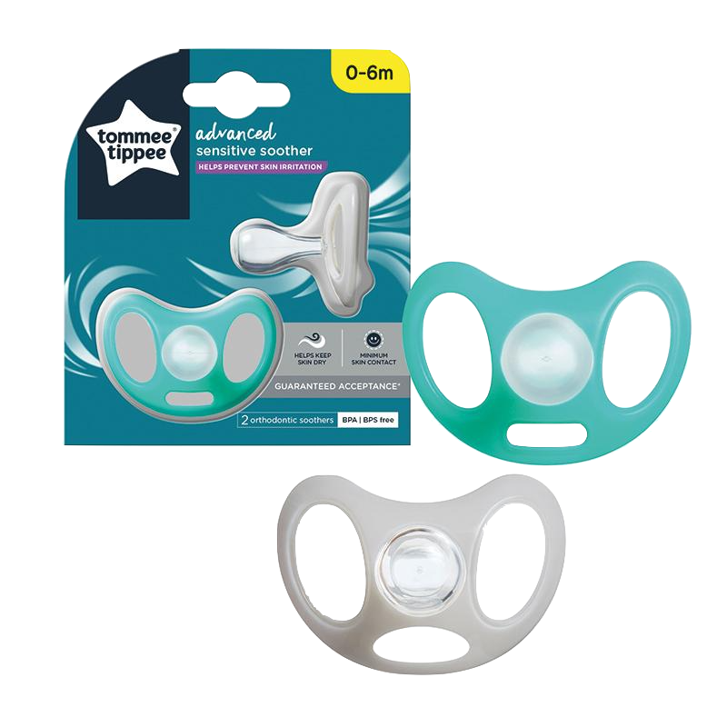 Tommee Tippee Sensitive Soothers 2-Pack (2 Sizes)