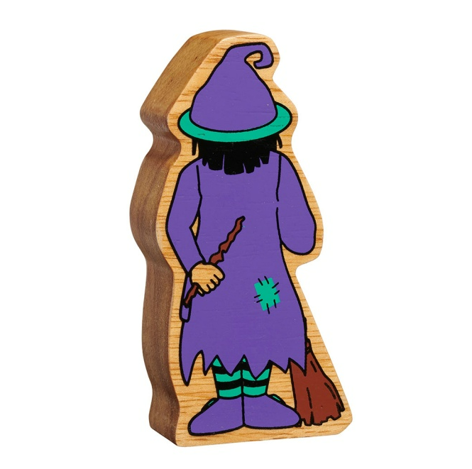 Witch Wooden Figure