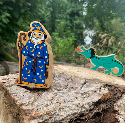 Wizard Wooden Figure